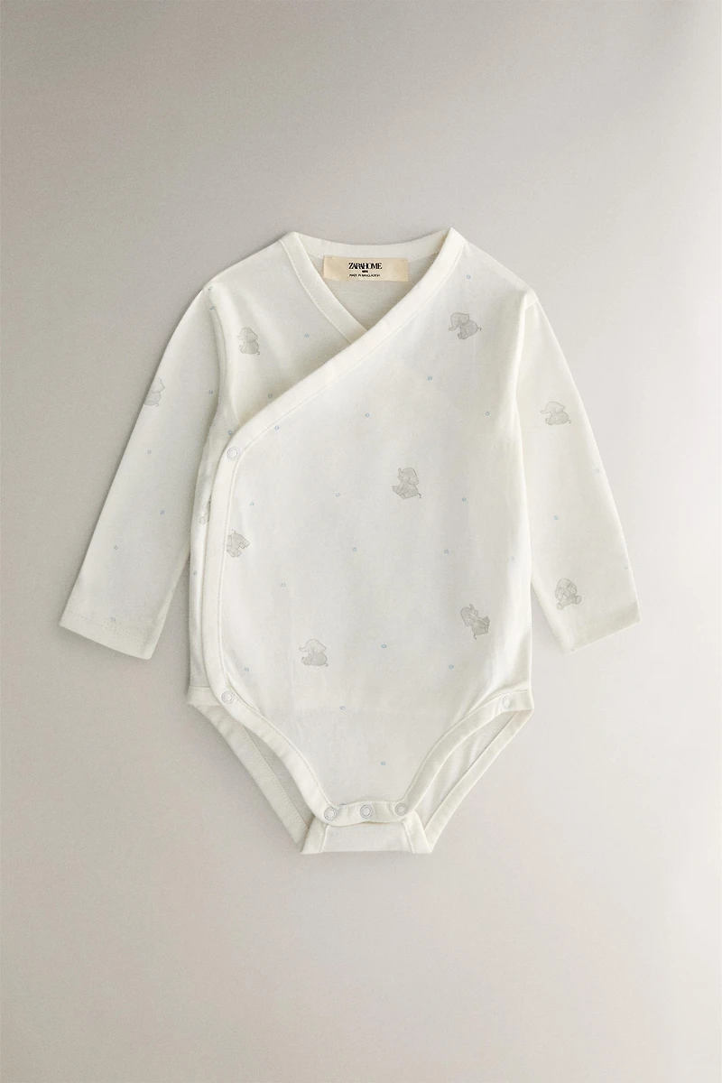 ELEPHANT BABY BODYSUIT (SET OF 3)