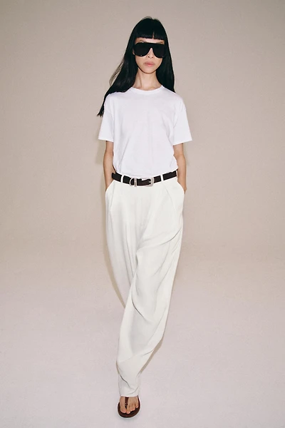 ZW COLLECTION FLOWY DARTED PANTS