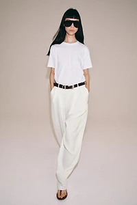 ZW COLLECTION FLOWY DARTED PANTS