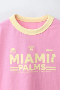 CONTRASTING TEXT T-SHIRT