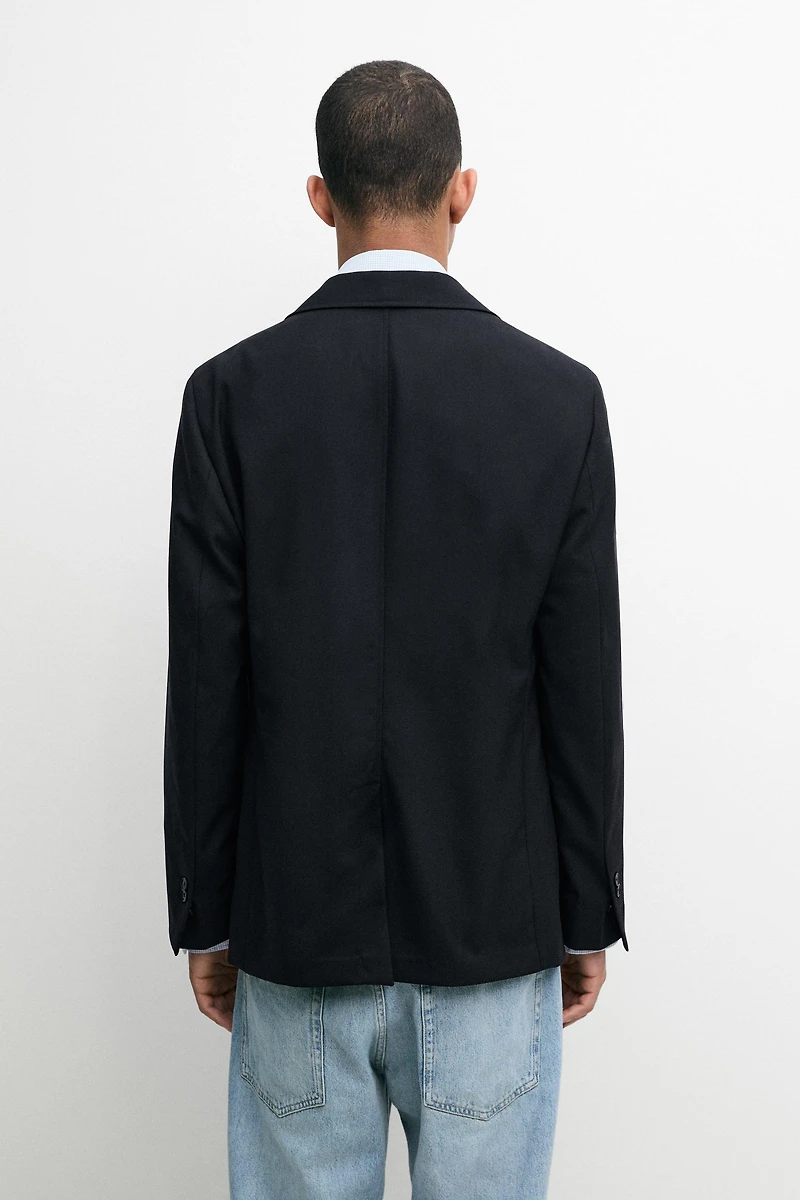 Blazer en laine froide