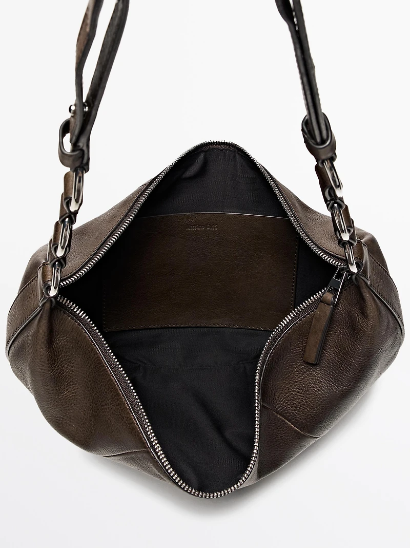 Small nappa leather bag