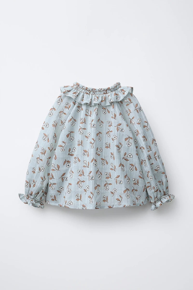 FLORAL PRINT BLOUSE