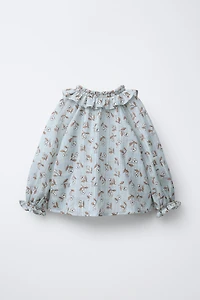 FLORAL PRINT BLOUSE