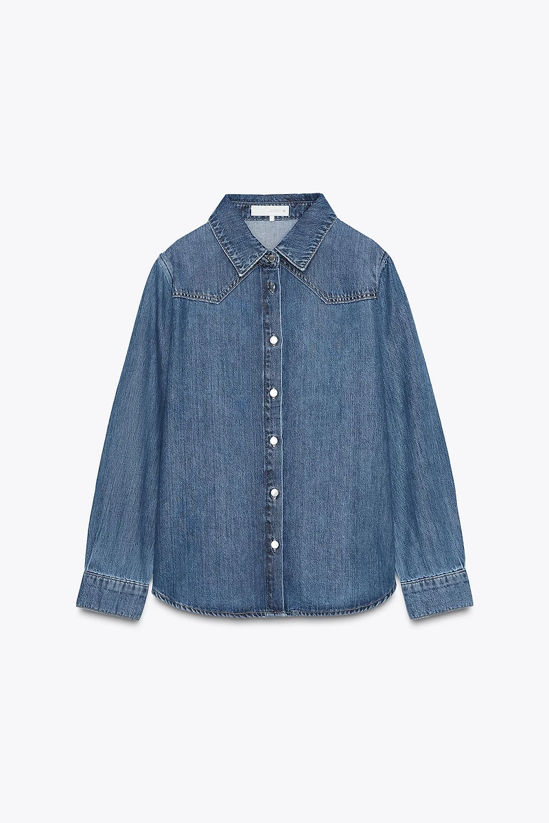 Z1975 FLOWY DENIM SHIRT