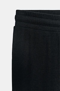 STRAIGHT RIBBED PANTS