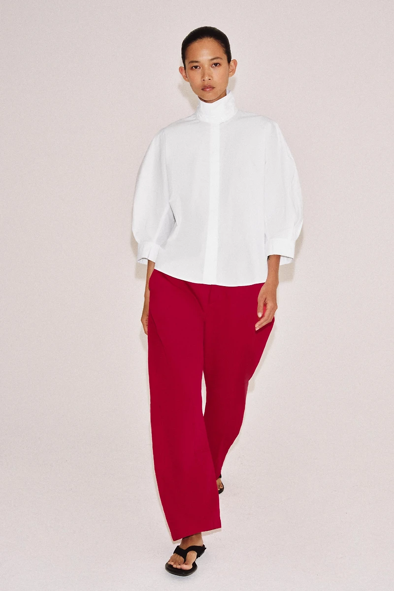 ZW COLLECTION PUFF SLEEVE SHIRT