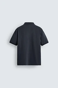 WASHED PIQUÉ POLO SHIRT AARON LEVINE X ZARA