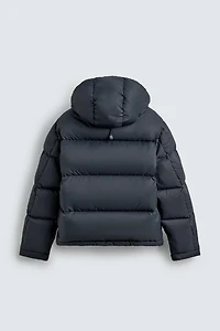 100% FEATHER WATER REPELLENT PUFFER JACKET