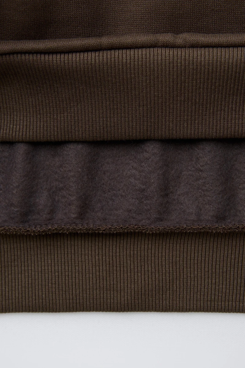 TEXT JOGGING SWEATSHIRT