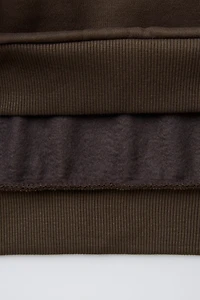 TEXT JOGGING SWEATSHIRT