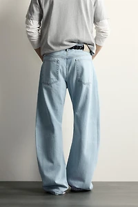RIPPED BARREL FIT JEANS