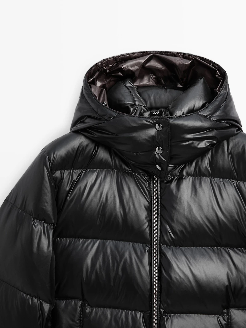 Doudoune shiny déperlante