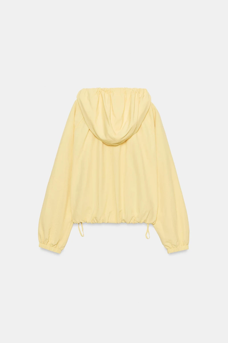 NYLON JACKET WITH TIES