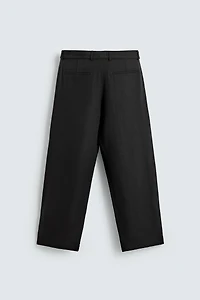 FLOWY BELTED PANTS