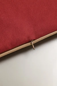 OUTDOOR ARMCHAIR BACK CUSHION WITH CONTRAST PIPING