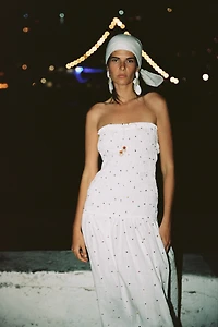 ROBE MIDI POMPONS