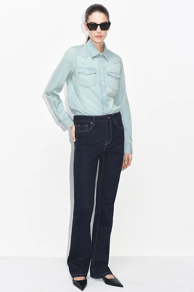 ZW COLLECTION BOOTCUT MID-RISE JEANS