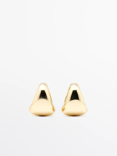 Boucles d’oreilles boule irrégulière