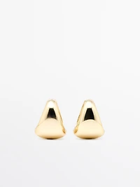 Boucles d’oreilles boule irrégulière