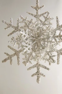 SNOWFLAKE CHRISTMAS TREE ORNAMENT