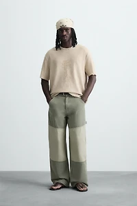 T-SHIRT EN TRICOT IMPRIMÉ SPRAY