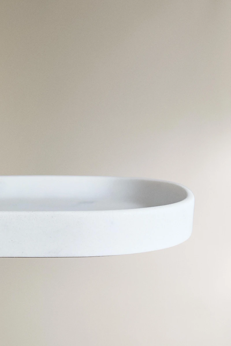 MARBLE-EFFECT BATHROOM TRAY