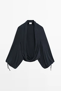 Draped Bolero Top - STUDIO