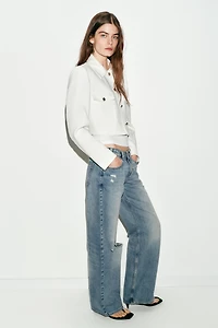 VESTE COURTE À POCHES