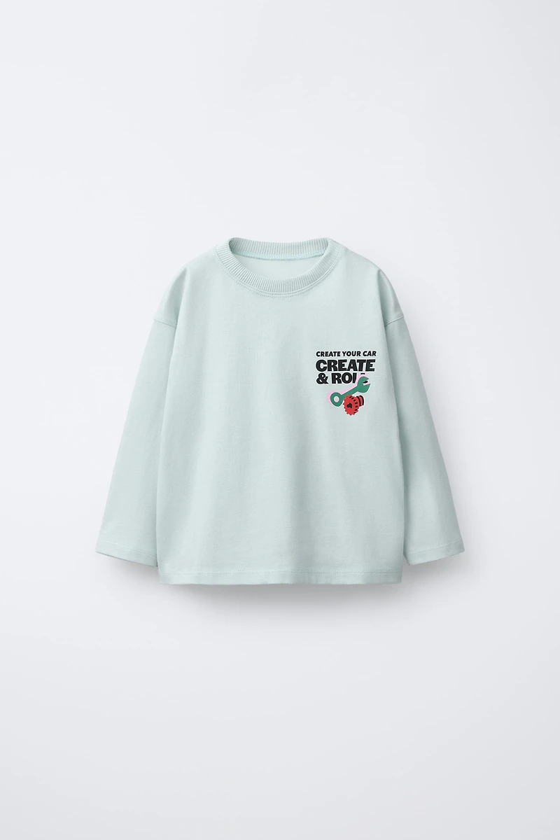 T-SHIRT À IMPRIMÉ VOITURE