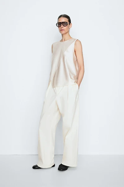 Asymmetric wrap top - STUDIO