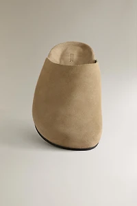 MINIMALIST LEATHER MULES