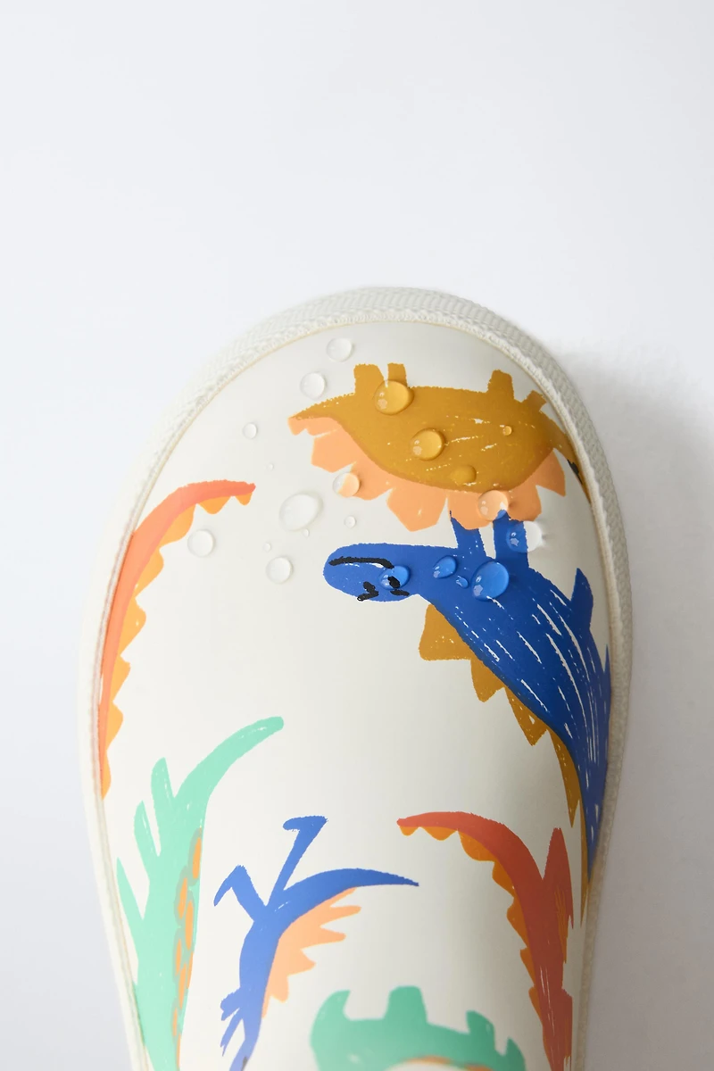DINOSAUR RAIN BOOTS