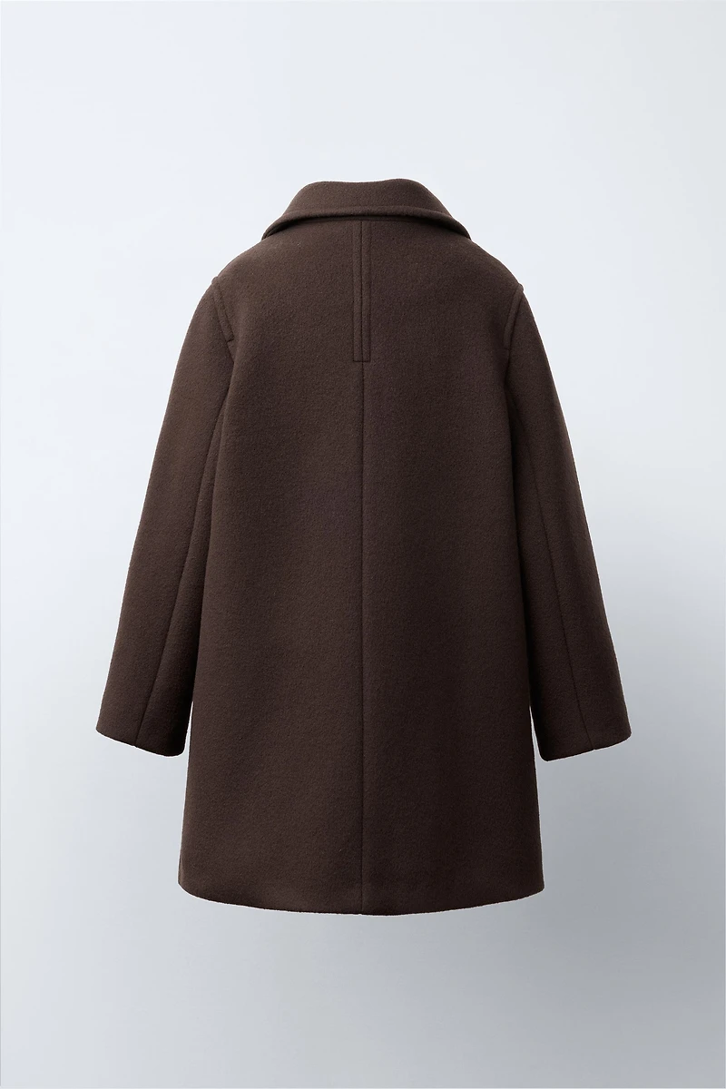 LONG WOOL AND CASHMERE COAT