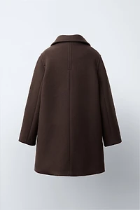 LONG WOOL AND CASHMERE COAT