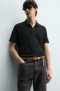 VERTICAL TEXTURED POLO