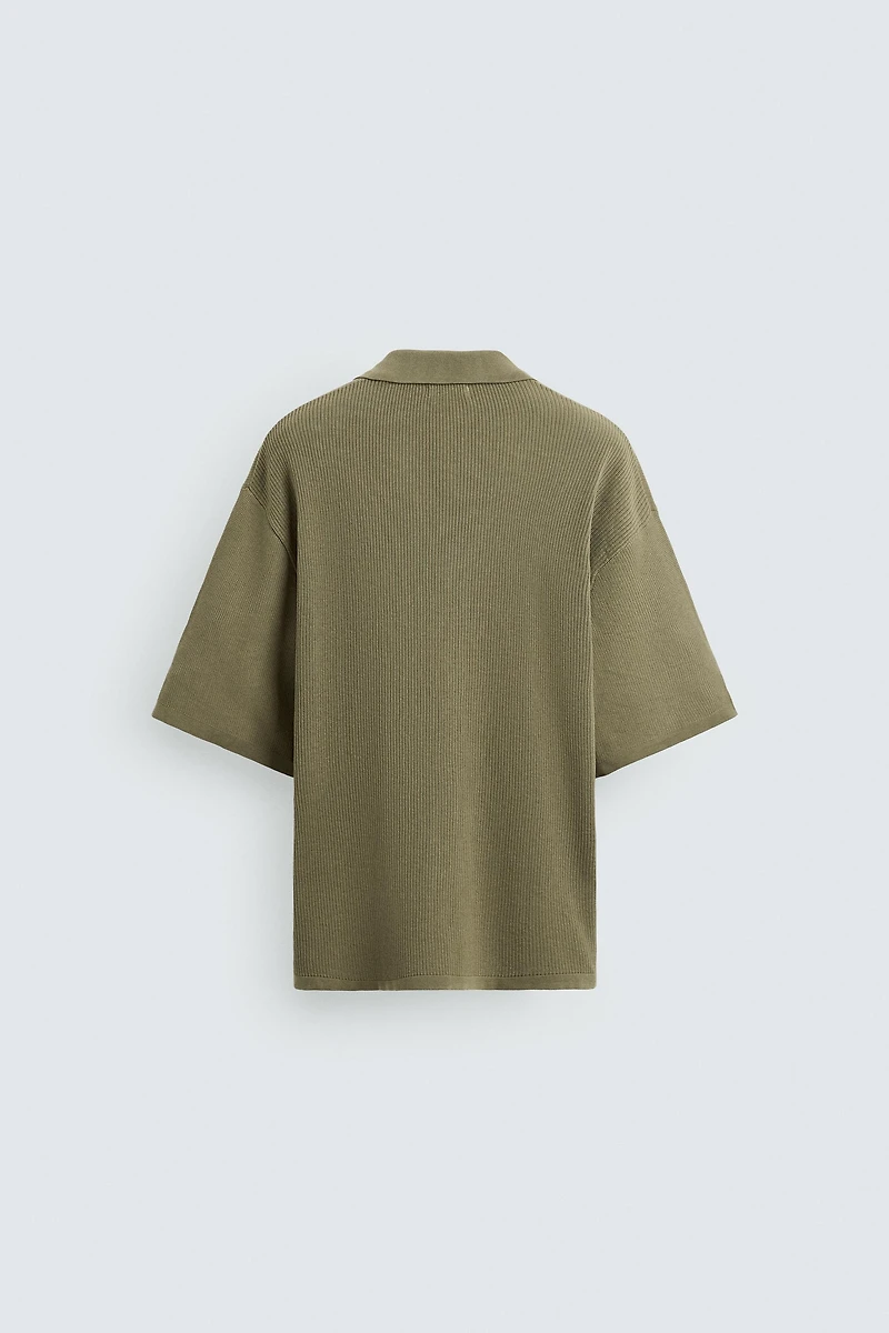 CHEMISE EN MAILLE STRUCTURÉE