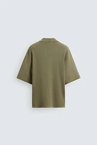 CHEMISE EN MAILLE STRUCTURÉE
