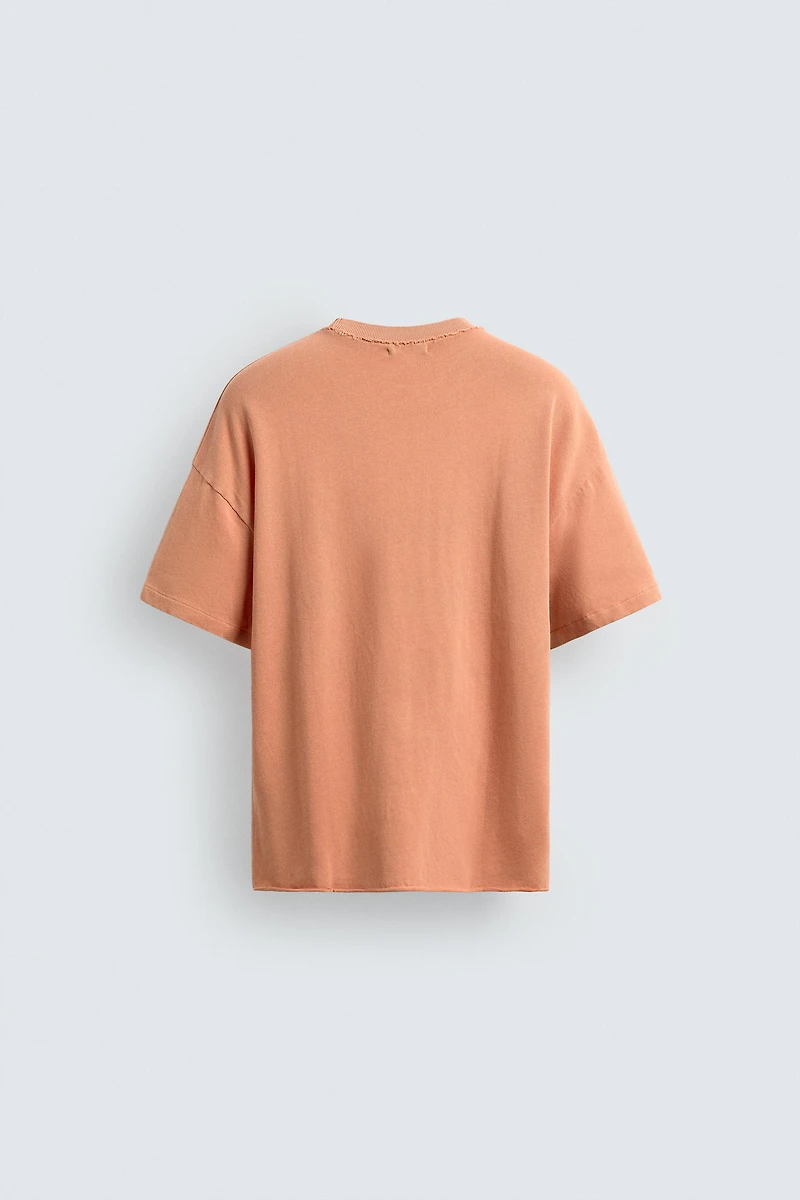 IRREGULAR FINISH KNIT T-SHIRT