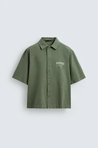 WASHED PRINTED SHIRT