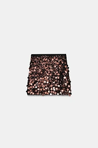 SEQUIN MINI SKIRT