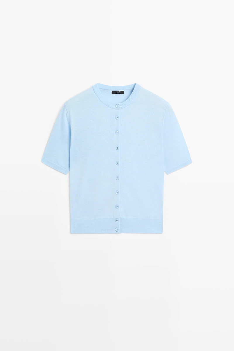 Cardigan manches courtes
