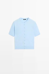 Cardigan manches courtes
