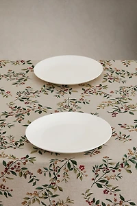 COTTON CHRISTMAS BRANCH TABLECLOTH