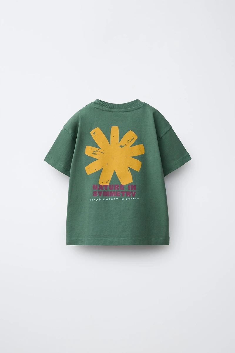 GARMENT DYE PRINTED T-SHIRT