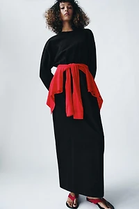 ROBE LONGUE EN COTON