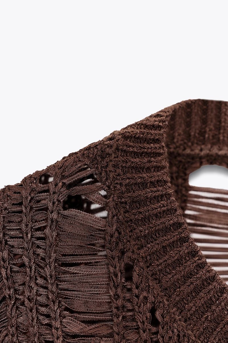 RIBBON KNIT TOP