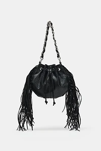 FRINGE SHOULDER BAG