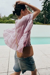 TEXTURED CAPE TOP