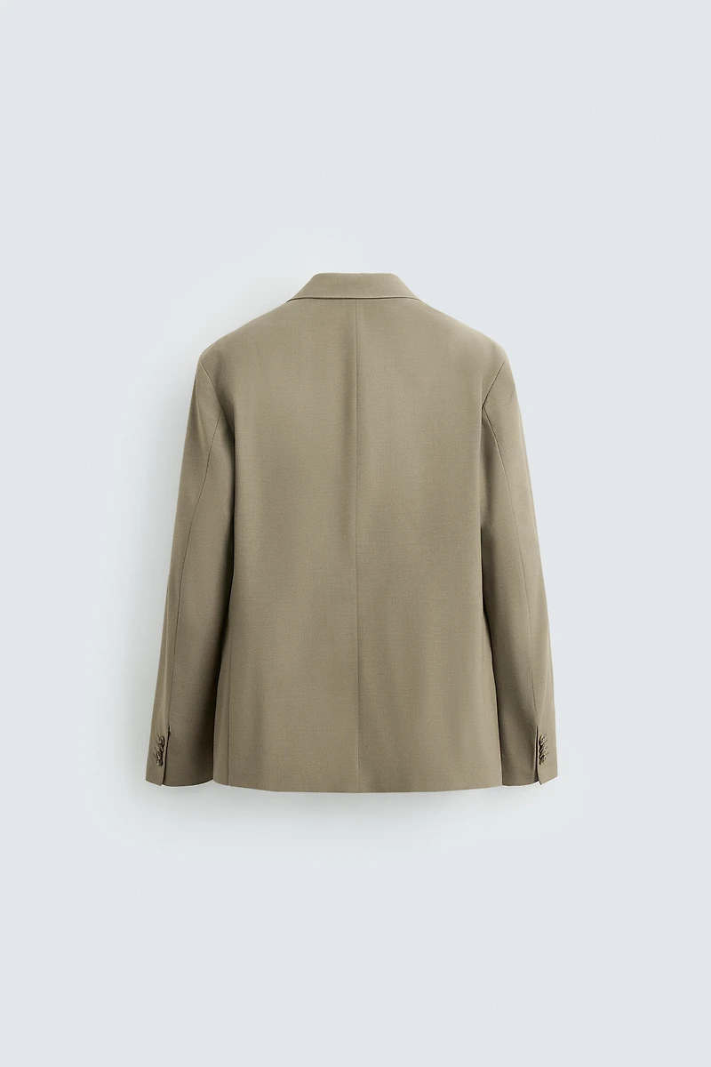 TEXTURED SUIT BLAZER